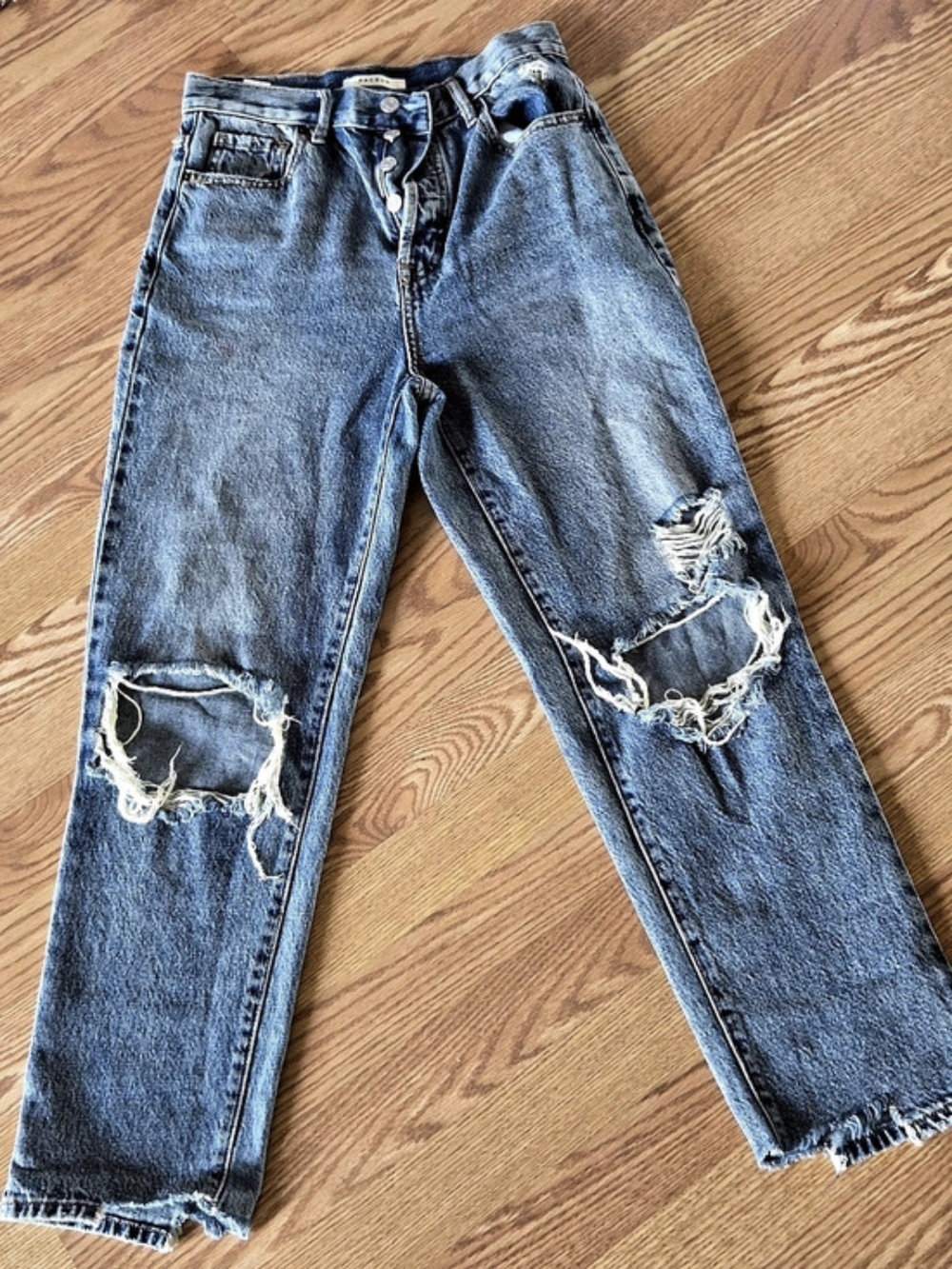 PacSun High Rise Straight Leg Jeans Blue Waist 26